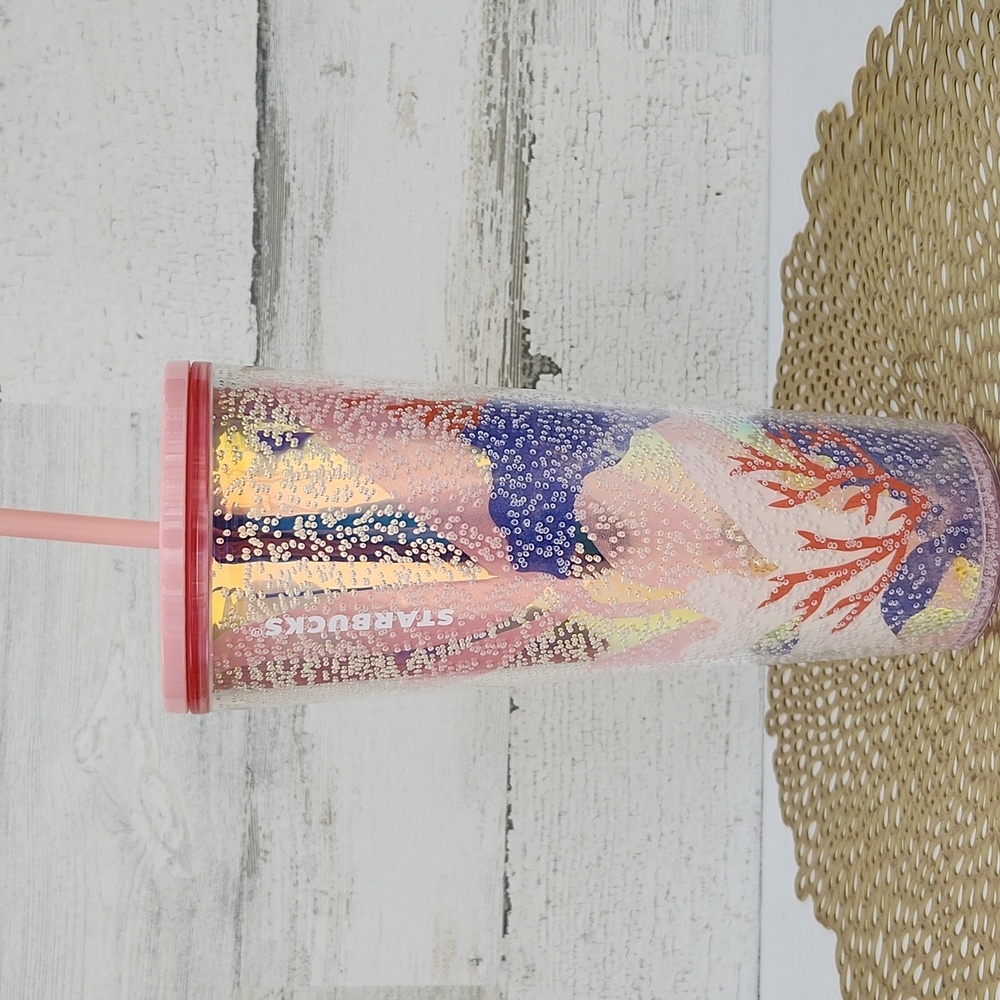 STARBUCKS CORAL REEF VENTI TUMBLER - Picture 11 of 11